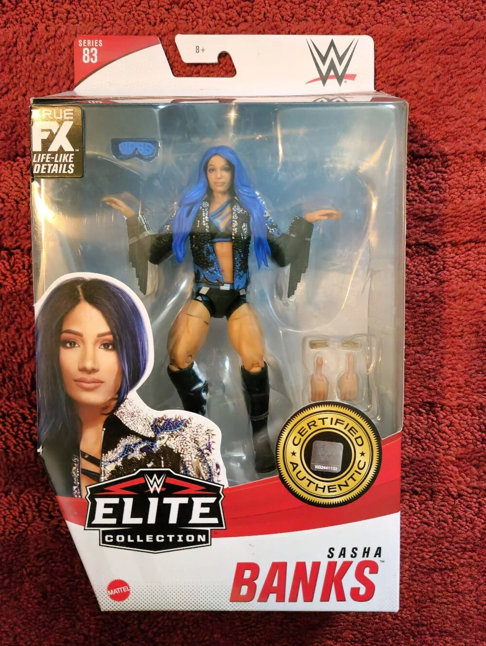 MATTEL WWE ELITE COLLECTION SASHA BANKS SERIES 83 FIGURE NIB SEALED